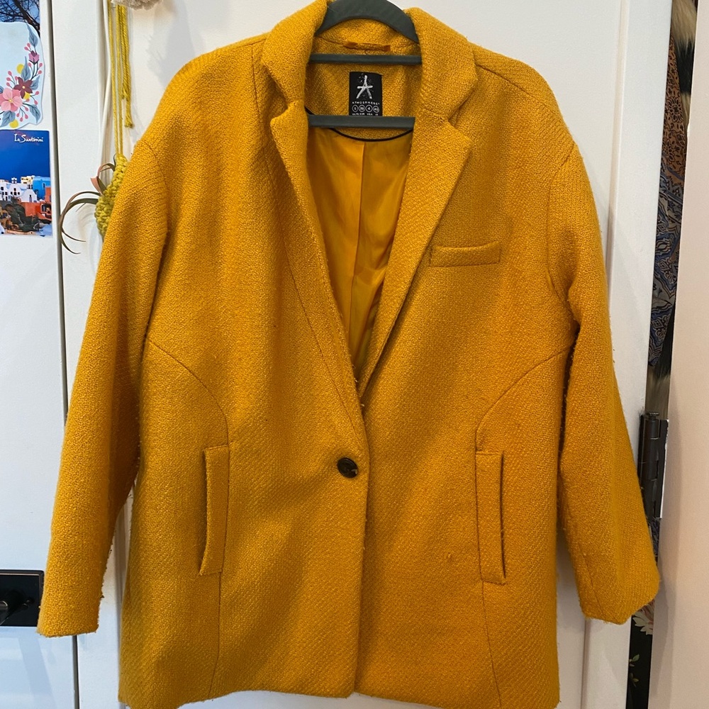 Atmosphere Blazer Mustard Yellow Size 8